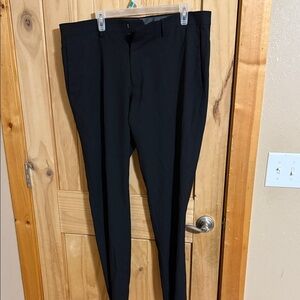 Reaction Kenneth Cole Black Slim Fit Pants